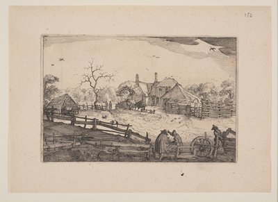 Fars kro, fra udsigter i omgivelserne af Haarlem (Plaisante Plaetsen) af Claes Jansz. Visscher