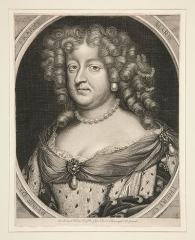 Marie Therese, dronning af Frankrig af Claes Jansz. Visscher
