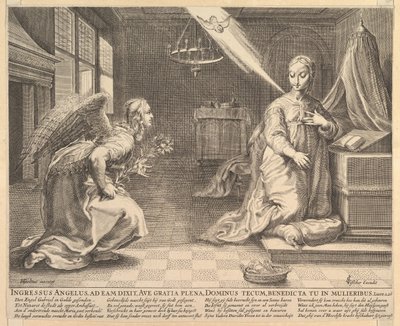 Bebudelsen, før 1652. af Claes Jansz Visscher