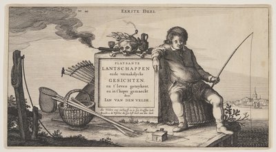 Titelblad, fra Landskaber (Playsante Lantschappen) af Claes Jansz. Visscher II
