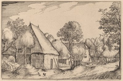 En Bondegård af Claes Jansz Visscher after Johannes van Doetechum, the Elder after Lucas