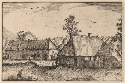 Store Skure af Claes Jansz Visscher after Johannes van Doetechum, the Elder after Lucas