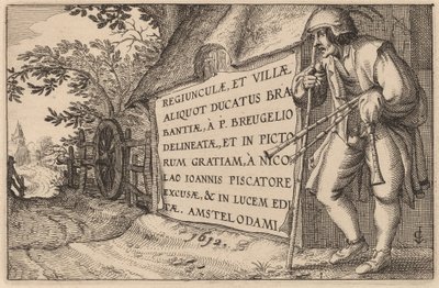 Titel side af Claes Jansz Visscher after Johannes van Doetechum, the Elder after Lucas