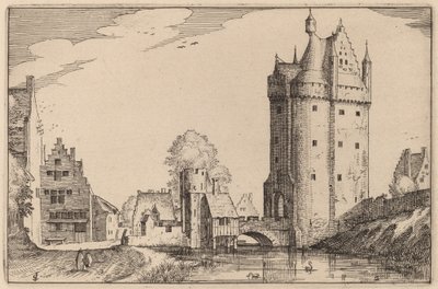 Byport af Claes Jansz Visscher after Johannes van Doetechum, the Elder after Lucas