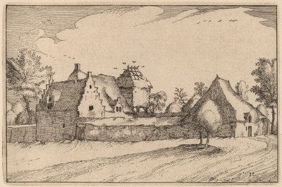 Muret gård af Claes Jansz Visscher after Johannes van Doetechum, the Elder after Lucas
