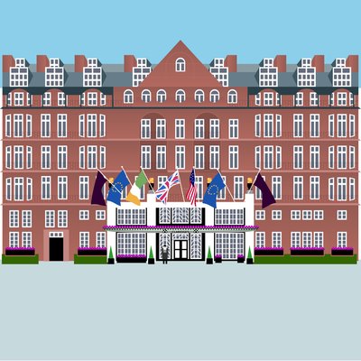 Claridges Hotel af Claire Huntley