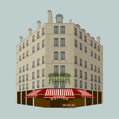 Le Bistrot af Claire Huntley