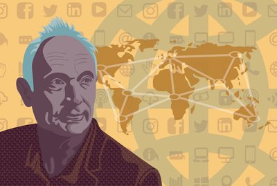 Tim Berners Lee af Claire Huntley