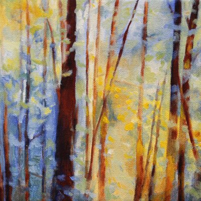 Golden Forest Light af Claire Whitehead