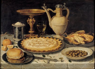 Nature morte - Stilleben - Maleri af Clara Peeters (1594-1658) af Charlotte Evans
