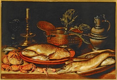 Stilleben med fisk ... af Clara Peeters
