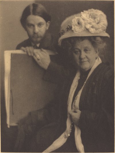 Alvin Langdon Coburn og hans mor af Clarence H. White