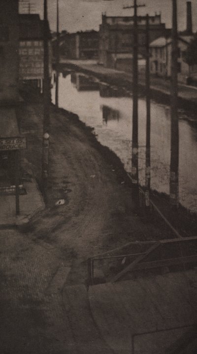Telegrafpoler, 1898. af Clarence H. White