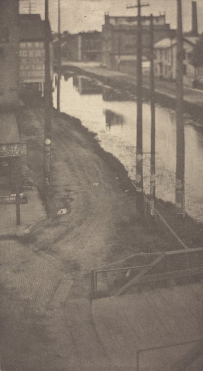 Telegrafpæle, ca. 1900. af Clarence H White