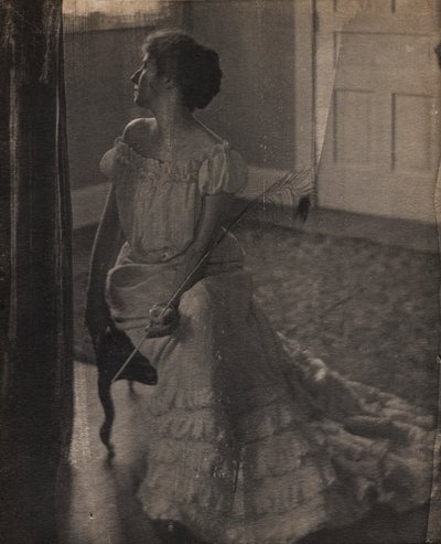 Påfuglefjeren, ca. 1902. af Clarence H. White