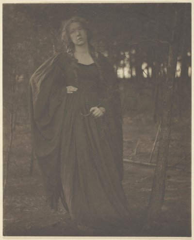 Uden titel [kvinde i skoven], 190105. af Clarence H White