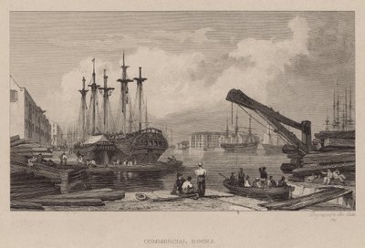 Commercial Docks, London af Clarkson Frederick Stanfield