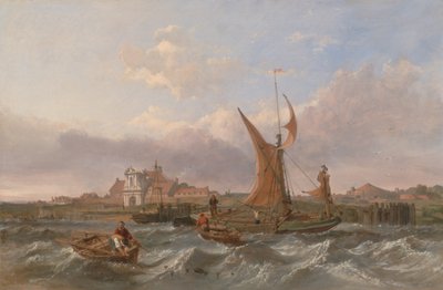 Tilbury Fort - vinden mod strømmen af Clarkson Frederick Stanfield