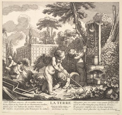 Jorden, 1700-tallet. af Claude Augustin Duflos