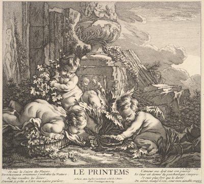 Forår, 1735-86. af Claude Augustin Duflos