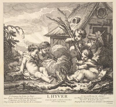 Vinter, 1735-86. af Claude Augustin Duflos