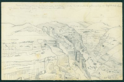 Mar Saba, 1873 af Claude Conder