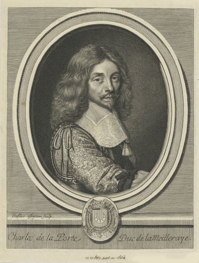 Charles de la Porte, hertug af La Meilleraye 1602-1664, ca 1690. af Claude Duflos