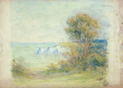 Klipper ved Etretat af Claude Emile Schuffenecker