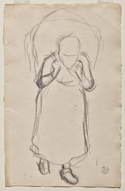 Undersøgelse for tangsamlere, Yport af Claude Emile Schuffenecker