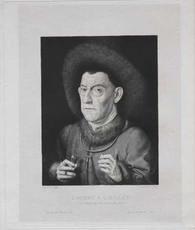 Mand med en lyserød af Claude Ferdinand Gaillard
