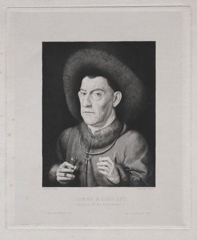 Mand med en lyserød af Claude Ferdinand Gaillard