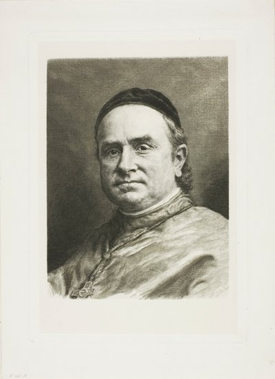 Monsignor Pie, biskop af Poitiers af Claude Ferdinand Gaillard