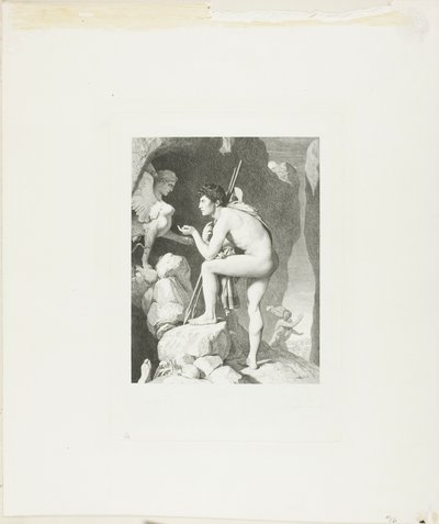 Ødipus og sfinksen af Claude Ferdinand Gaillard