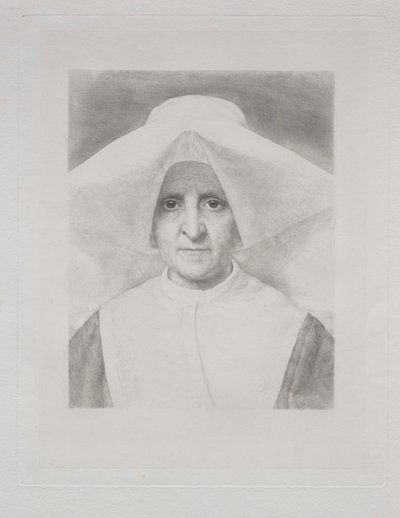 Søster Rosalie, set forfra. af Claude Ferdinand Gaillard