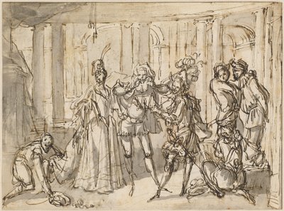 En forestilling af Commedia dell
