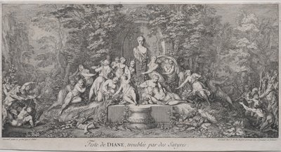 De fire festivaler: Dianas festival af Claude Gillot