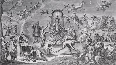 Heksenes sabbat af Claude Gillot
