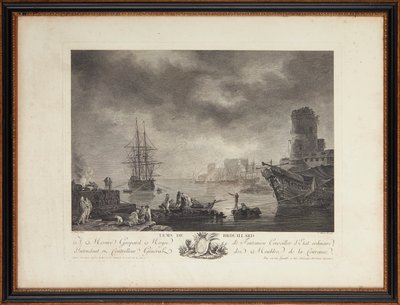 Franske stålstik af Claude Joseph (after) Vernet