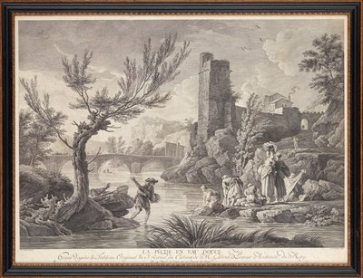 Franske stålstik af Claude Joseph (after) Vernet