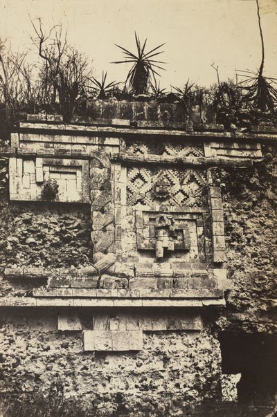 Nonneklostret, Uxmal af Claude Joseph Désiré Charnay
