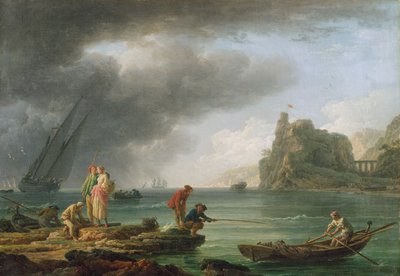 Kystens scene af Claude Joseph Vernet