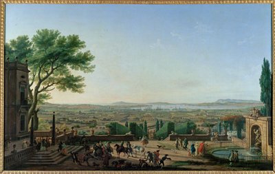Byen og havnen i Toulon ... af Claude Joseph Vernet