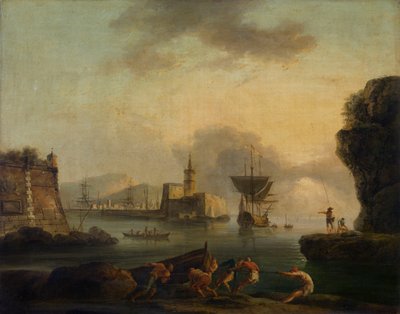 Napoli af Claude Joseph Vernet