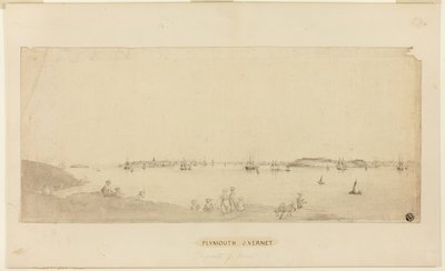 Plymouth havn af Claude Joseph Vernet
