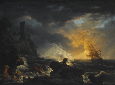 Forlis, anden halvdel af 1700-tallet. af Claude Joseph Vernet