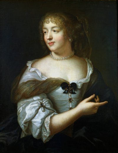 Madame de Sevigne, fransk hofmand og brevskriver, 1600-tallet af Claude Lefebvre