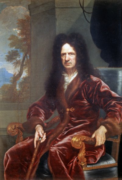 Portræt af Andre Le Notre af Claude Lefebvre