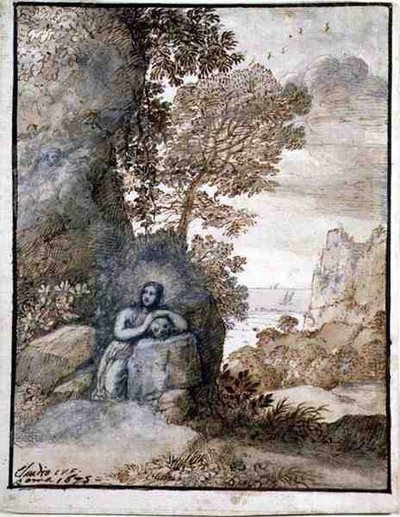 Landskab med Magdalene af Claude Lorrain
