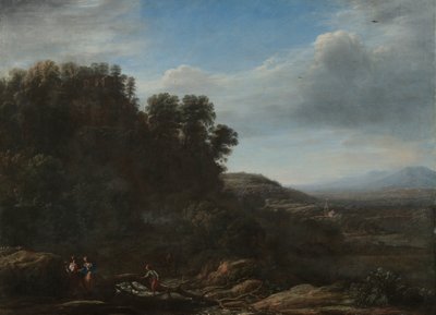 Italiensk landskab, ca. 1630 (olie på lærred) af Claude Lorrain (1600 82)