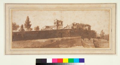Udsigt over Belvedere og Vatikanets befæstning af Claude Lorrain